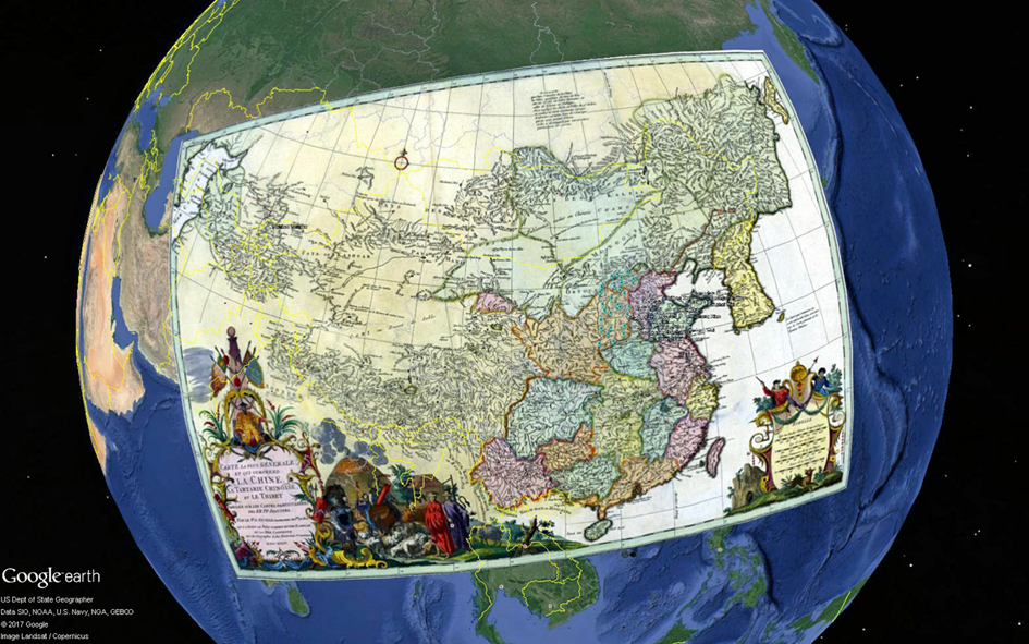 Google Earth Presentations of Kangxi and Martini Maps